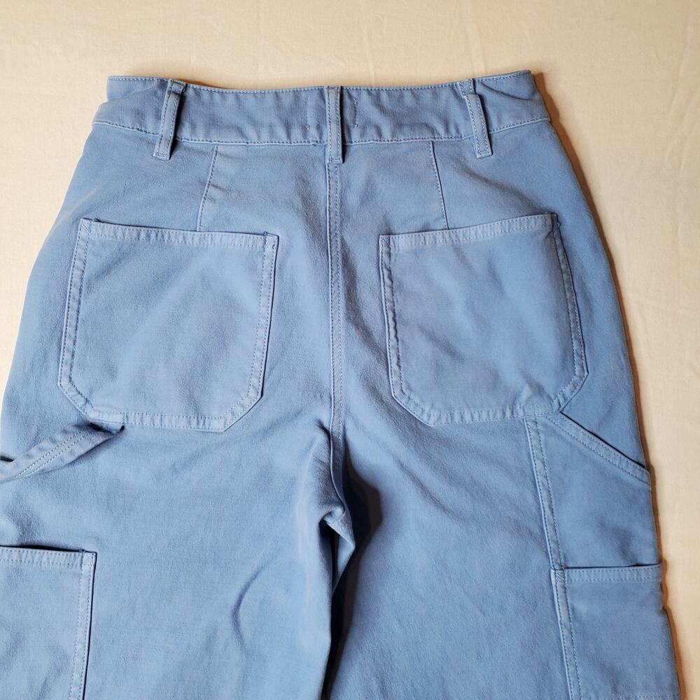 Aritzia Wilfred Free Women's Size 4 Brennan High Waist Utility Pants Blue - Picture 6 of 9